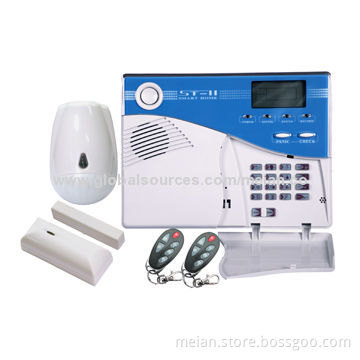 Wireless Intruder Alarm with 32 and 8 Wired Zones, Supports GSM and PSTN